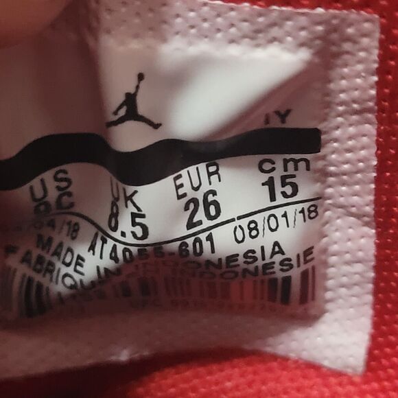 Nike Air Jordan LEGACY 321TD 9C Toro Red White cement - Picture 7 of 7